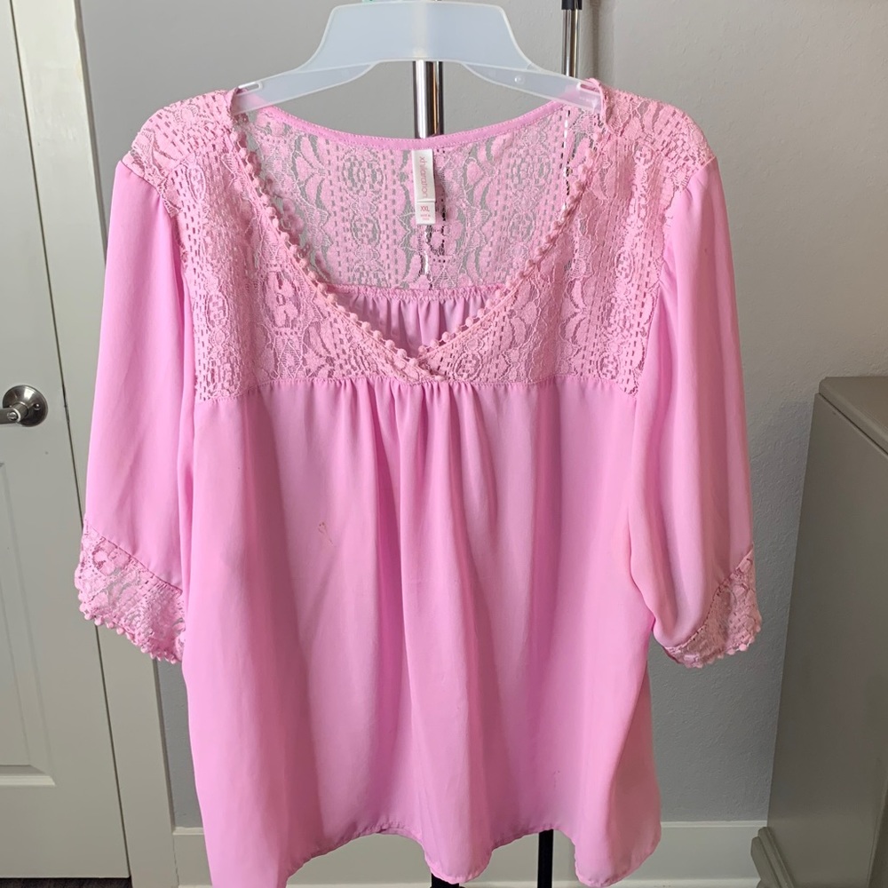 Pink blouse